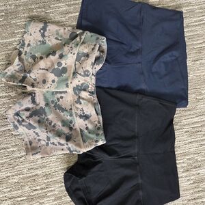 Born Primitive Womens Athletic Shorts - Black, Navy & Camo